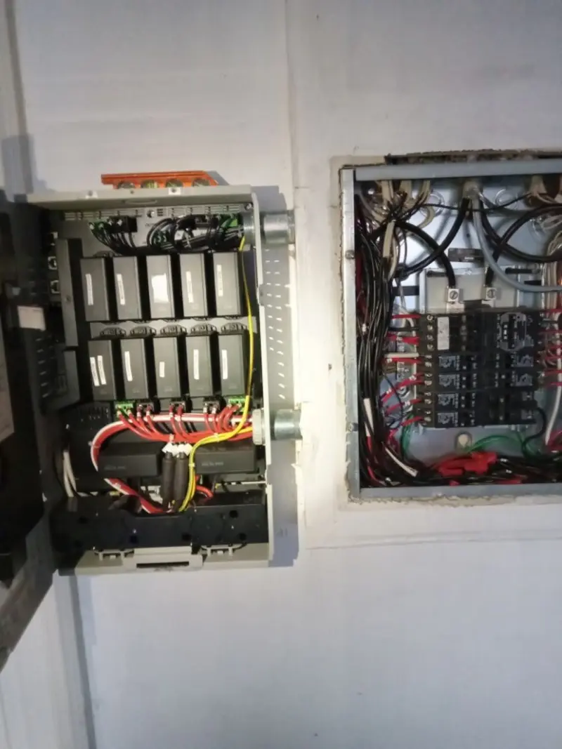 Electrical panel upgrade completed for Commercial Electrician Services in La Grange